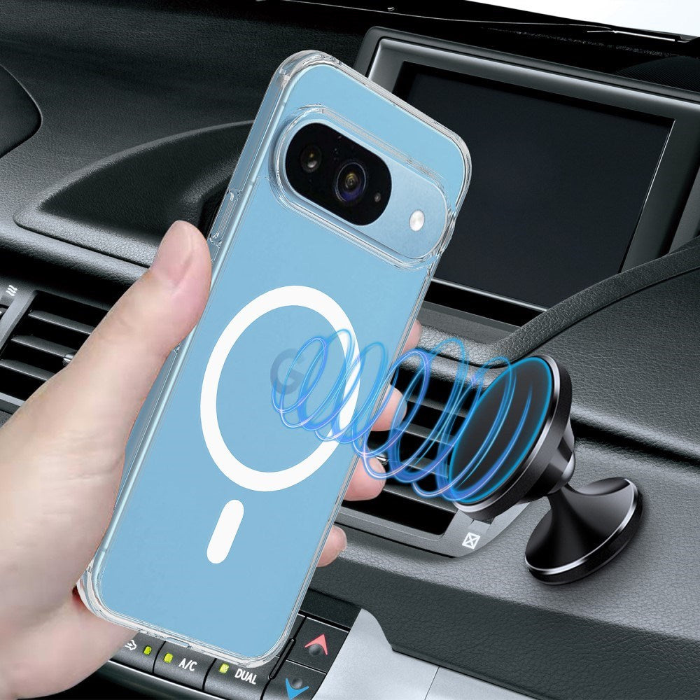 EIDERWOOD Google Pixel 9 / 9 Pro Hårdt Plastik Mobil Cover - MagSafe Kompatibel - Gennemsigtig