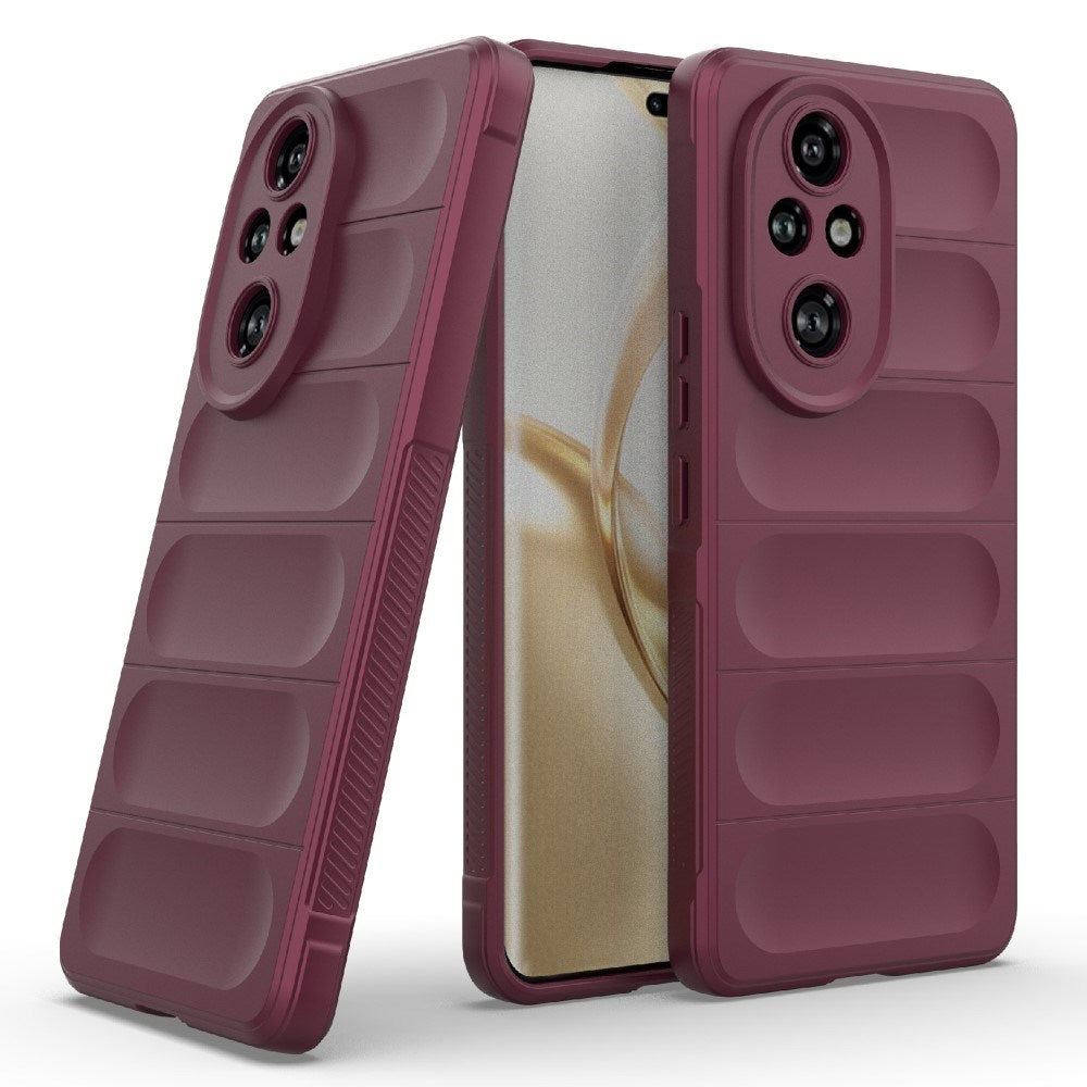 EIDERWOOD - Honor 200 Pro (5G) Fleksibelt Plastik Cover - Mørkerød