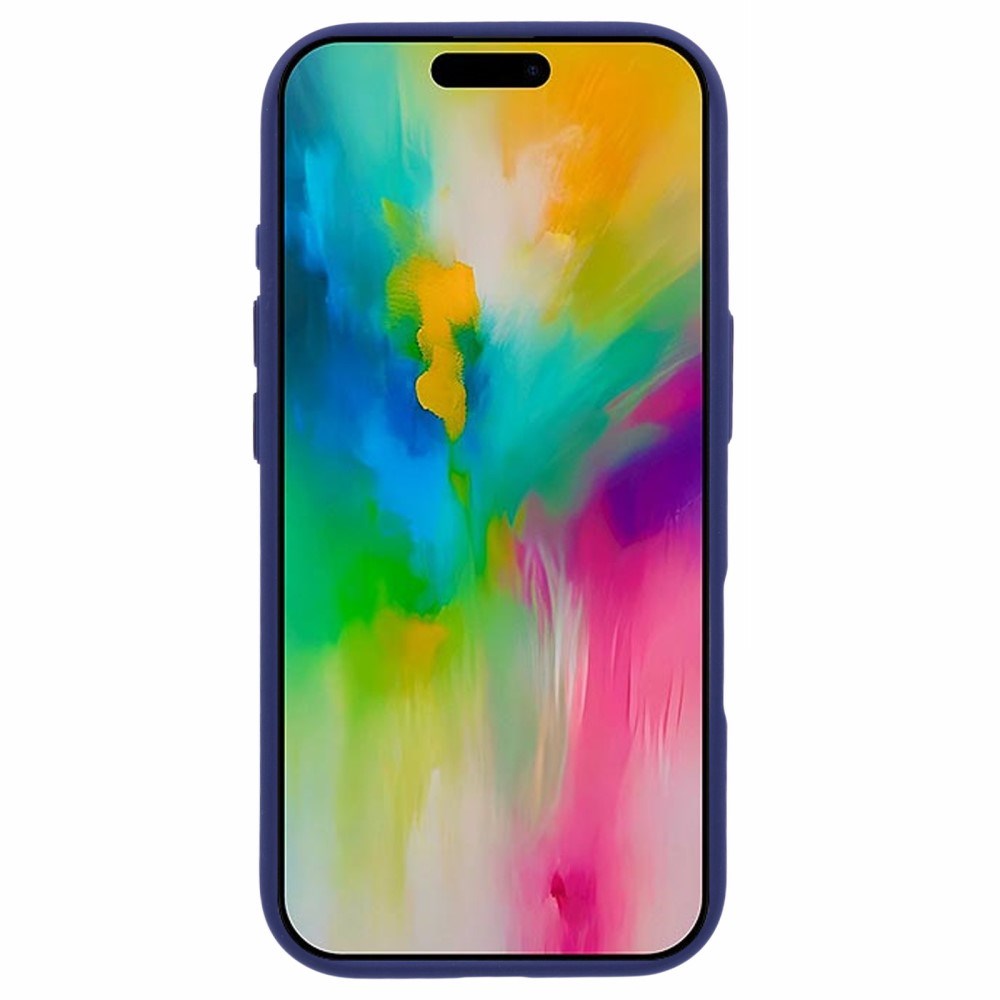 Eiderwood iPhone 16 Pro Hybrid Plastik Mobil Cover - Gennemsigtig / Mørke Blå