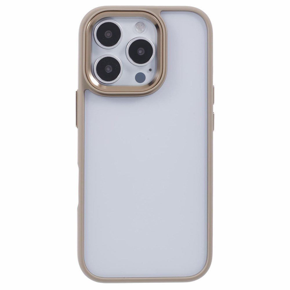 Eiderwood iPhone 16 Pro Hybrid Plastik Mobil Cover - Gennemsigtig / Brun