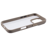 Eiderwood iPhone 16 Pro Hybrid Plastik Mobil Cover - Gennemsigtig / Brun