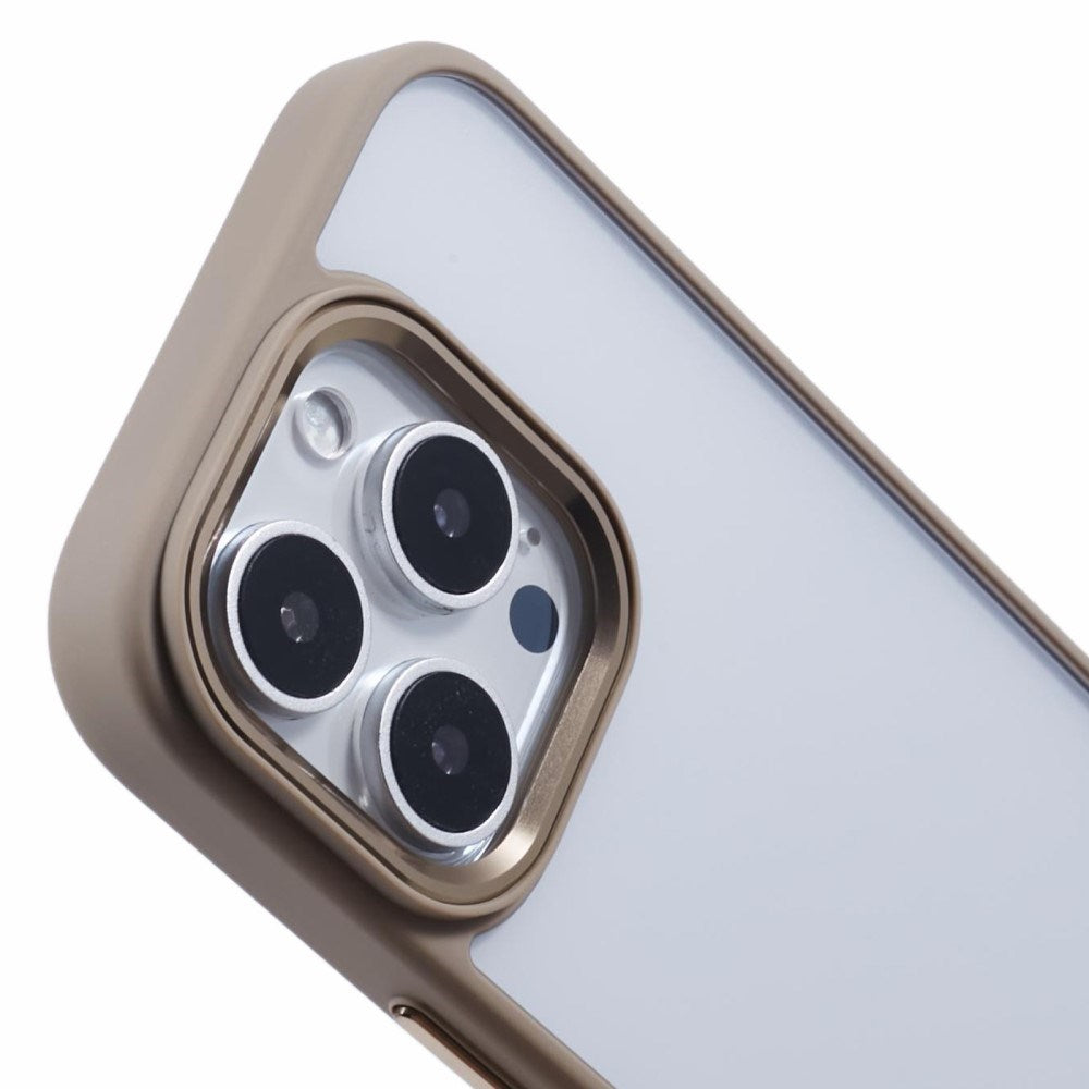 Eiderwood iPhone 16 Pro Hybrid Plastik Mobil Cover - Gennemsigtig / Brun