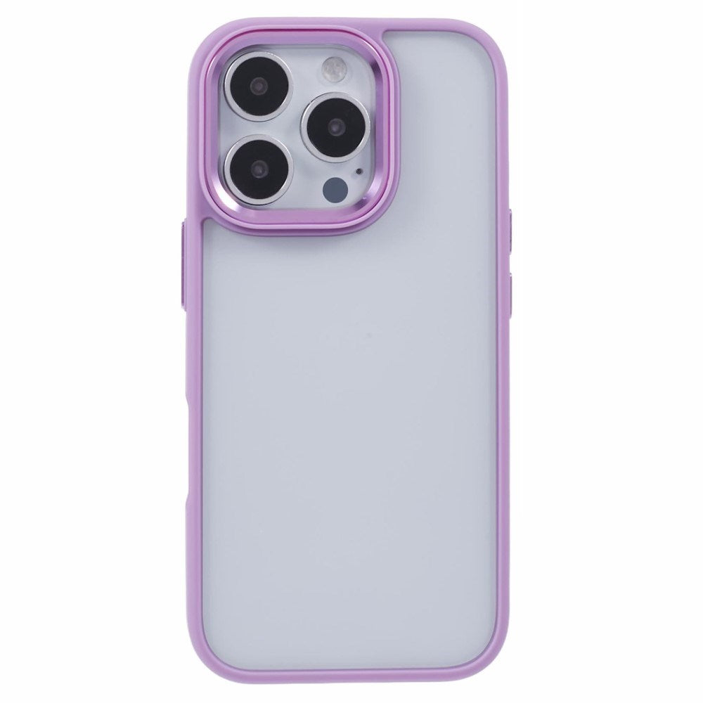 Eiderwood iPhone 16 Pro Hybrid Plastik Mobil Cover - Gennemsigtig / Lilla
