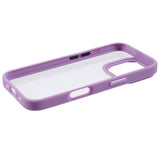 Eiderwood iPhone 16 Pro Hybrid Plastik Mobil Cover - Gennemsigtig / Lilla