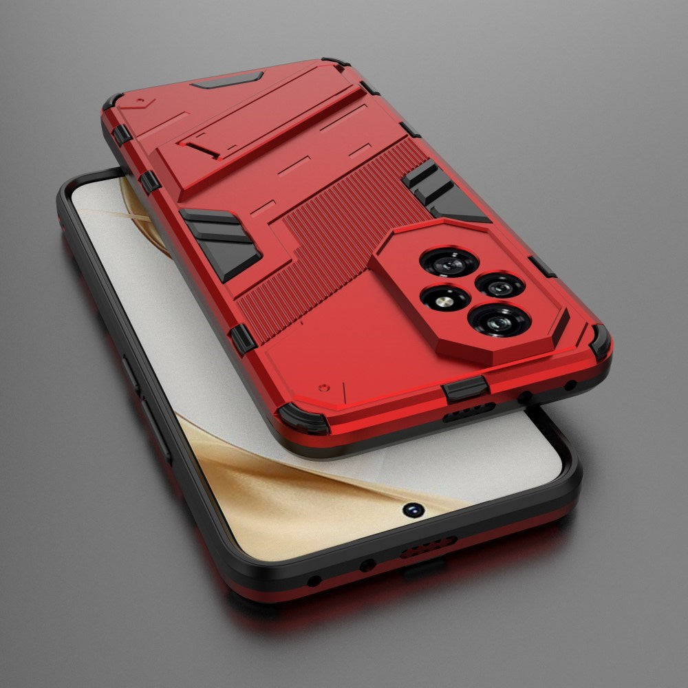 EIDERWOOD Honor 200 5G Hybrid Mobil Cover m. Kickstand - Rød