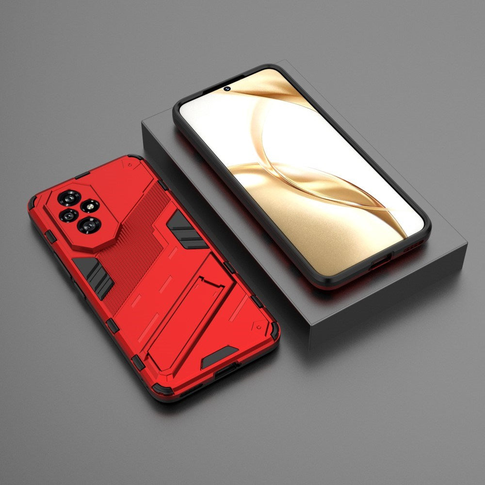 EIDERWOOD Honor 200 5G Hybrid Mobil Cover m. Kickstand - Rød