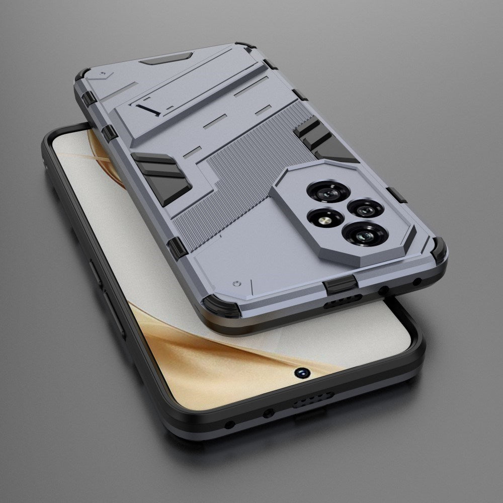 EIDERWOOD Honor 200 5G Hybrid Mobil Cover m. Kickstand - Grå