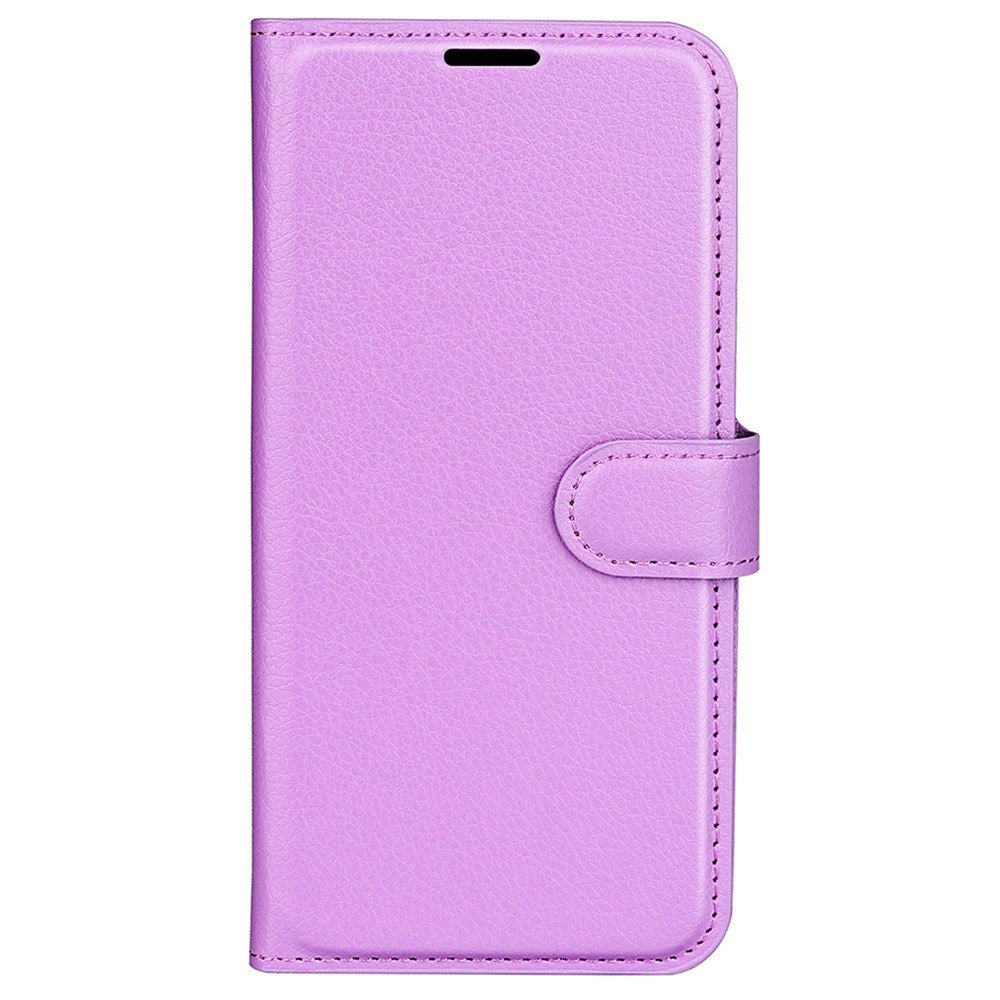 EIDERWOOD Honor 200 5G Wallet Case – Litchi Tekstur Kunstlæder Flip Cover - Lilla