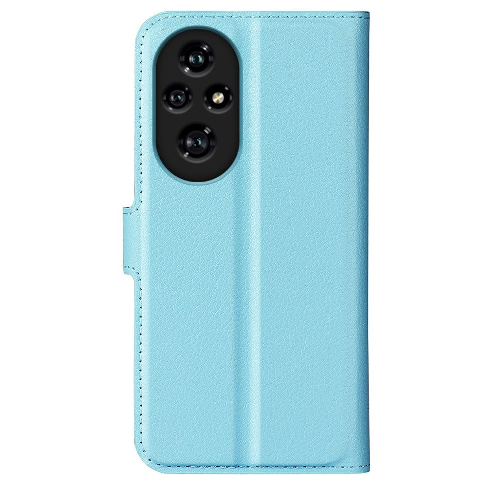 EIDERWOOD - Honor 200 Pro (5G) - Kunstlæder Flip Cover m. Kortholder & Ståfunktion - Blå