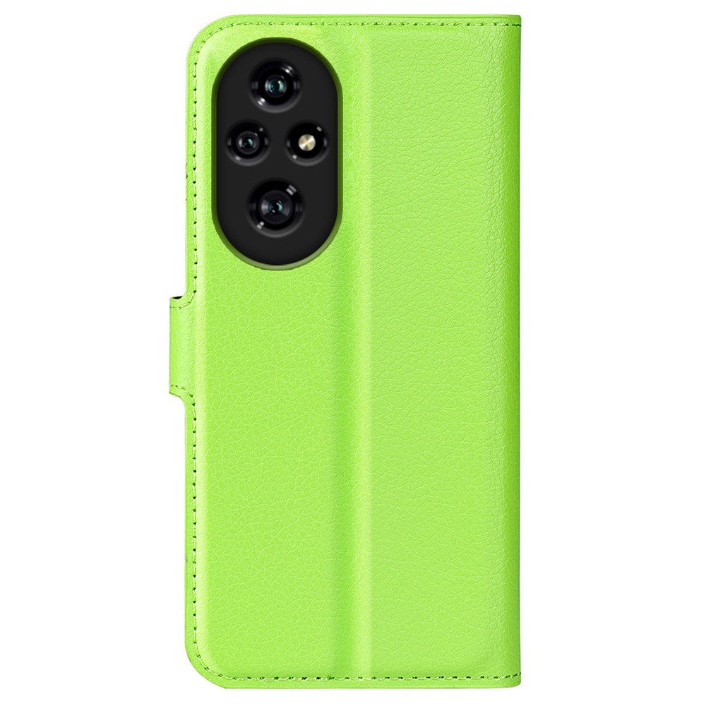 EIDERWOOD - Honor 200 Pro (5G) - Kunstlæder Flip Cover m. Kortholder & Ståfunktion - Grøn