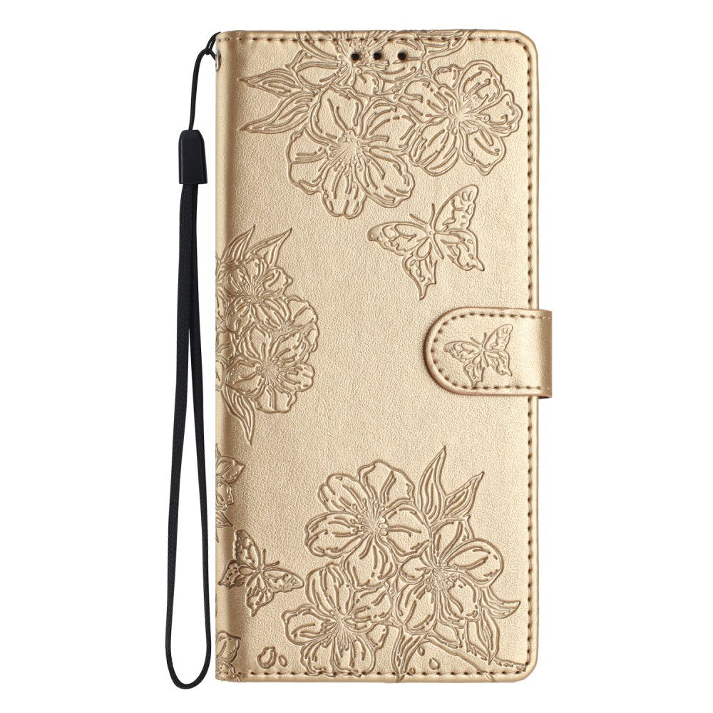 EIDERWOOD Samsung Galaxy S22+ (Plus) Imiteret Læder Mobil Cover m. Indgravering - Guld