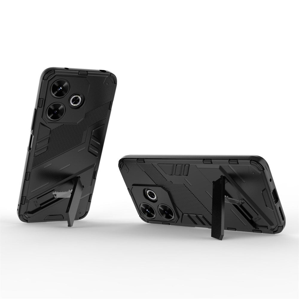 EIDERWOOD Xiaomi Redmi 13 Hybrid Mobil Cover m. Kickstand - Sort