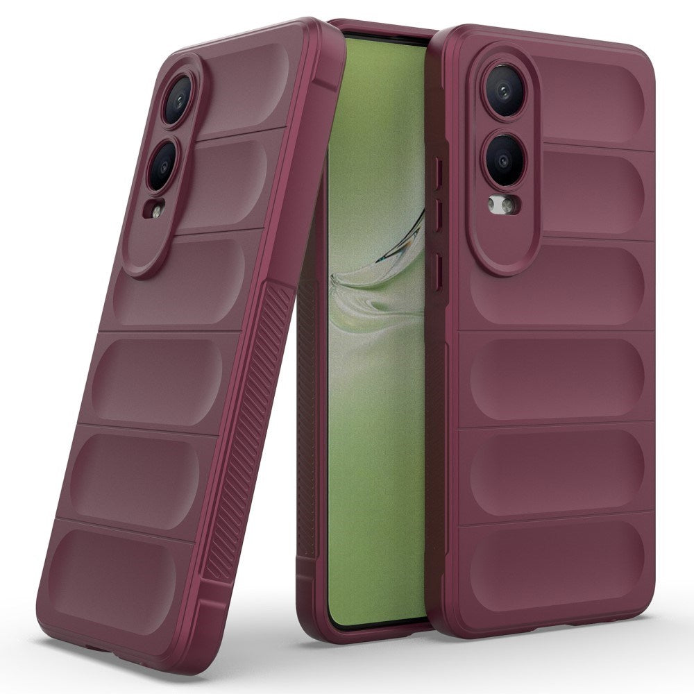 EIDERWOOD OnePlus Nord CE4 Lite (5G) Fleksibelt Plastik Mobil Cover - Vinrød