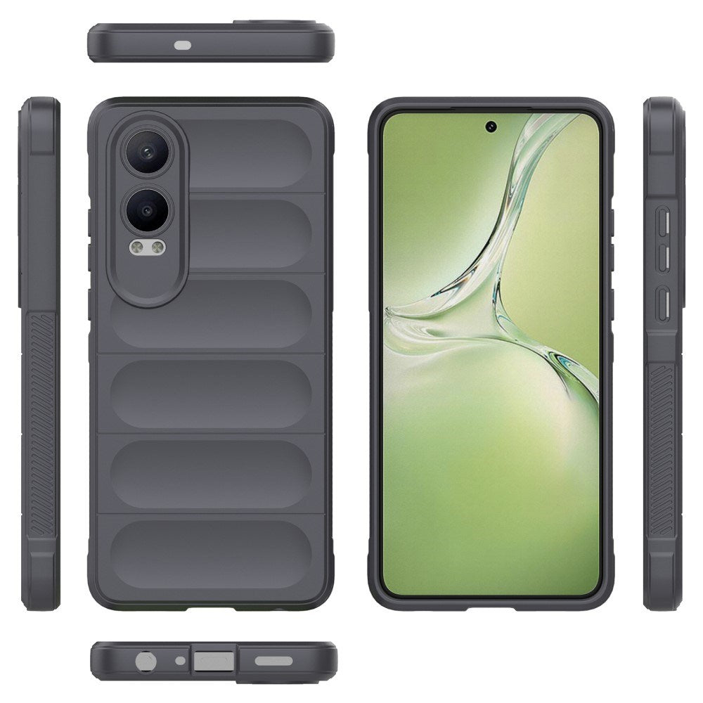 EIDERWOOD OnePlus Nord CE4 Lite (5G) Fleksibelt Plastik Mobil Cover - Mørkegrå