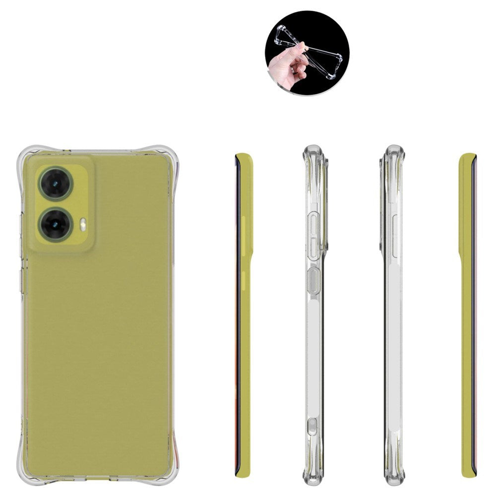 EIDERWOOD Motorola Moto G85 (5G) Fleksibel Plastik Mobil Cover - Gennemsigtig