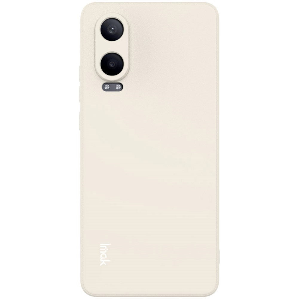 IMAK OnePlus Nord CE4 Lite (5G) UC-4 Series Fleksibel Plastik Bagside Cover - Cremehvid