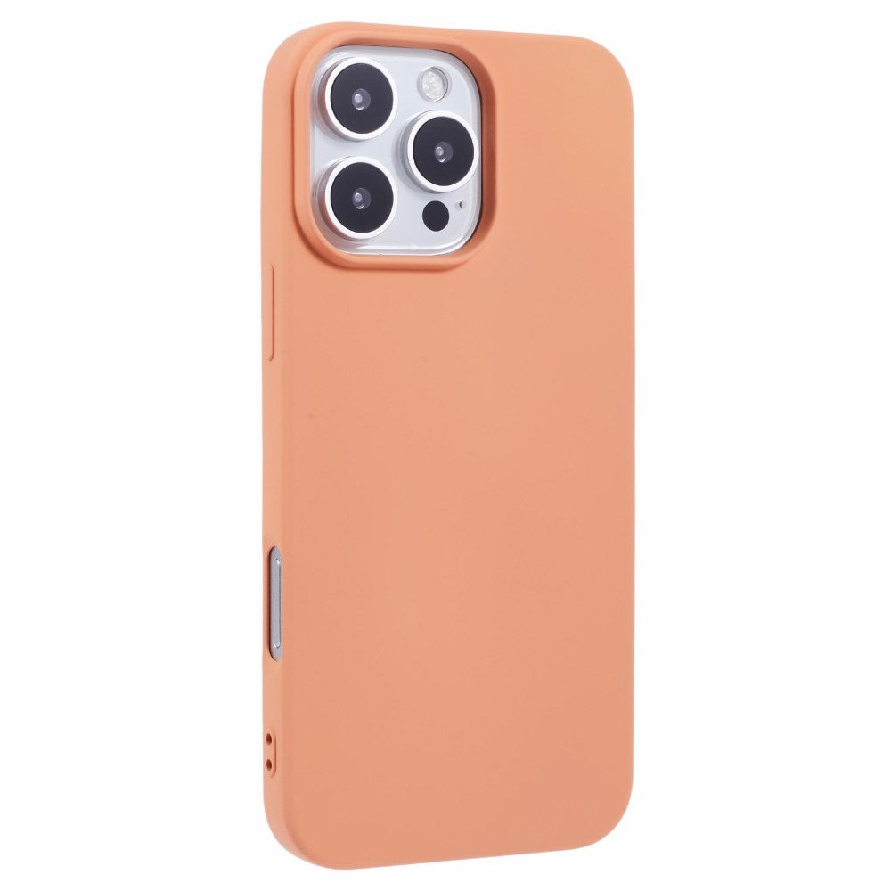 iPhone 16 Pro EIDERWOOD Mat Fleksibel Plastik Mobil Cover - Orange