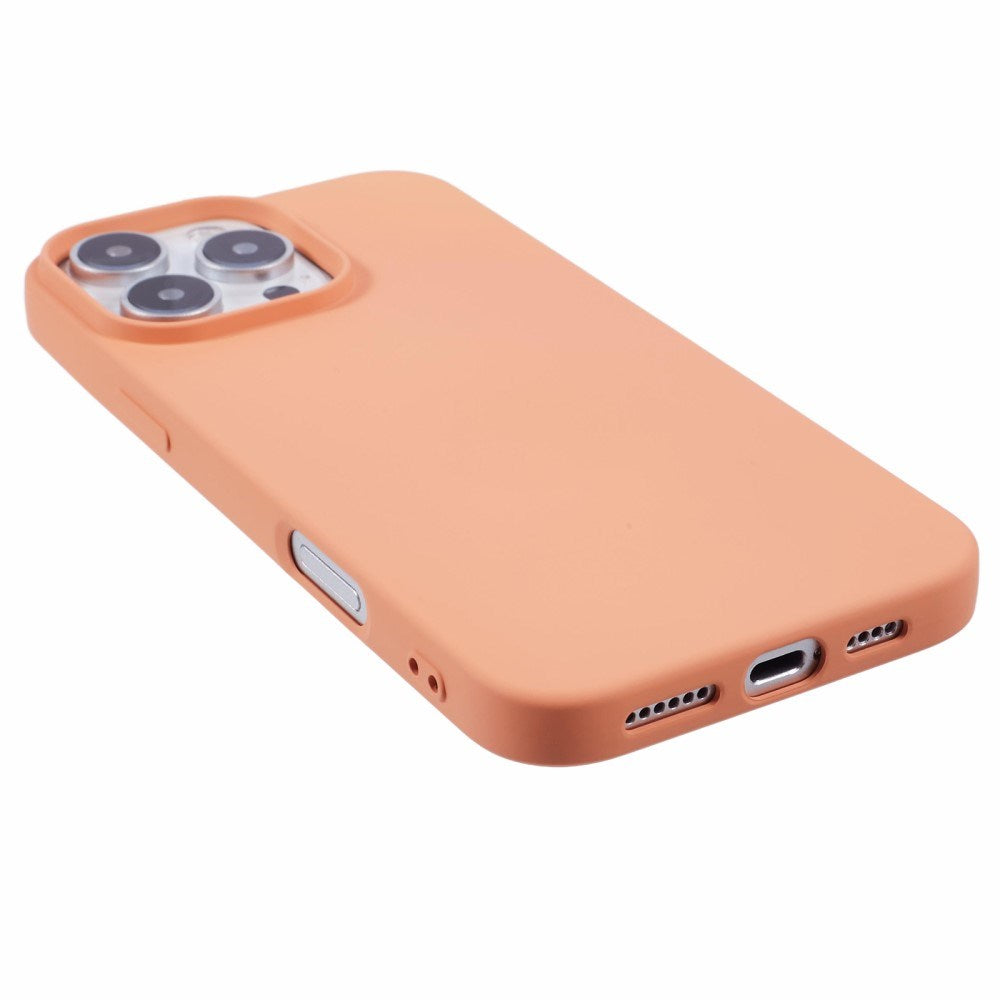 iPhone 16 Pro EIDERWOOD Mat Fleksibel Plastik Mobil Cover - Orange