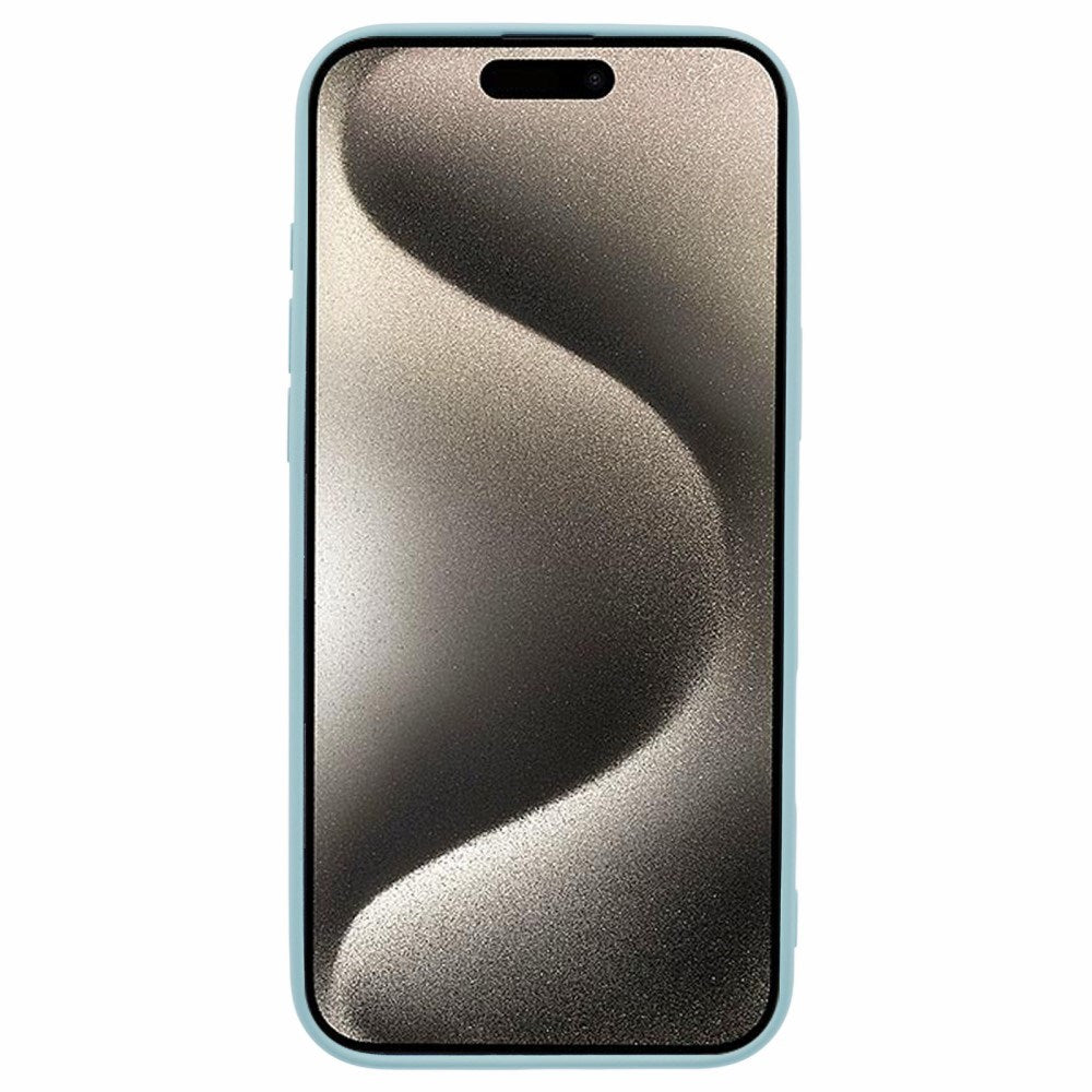 iPhone 16 Pro EIDERWOOD Mat Fleksibel Plastik Mobil Cover - Lyseblå