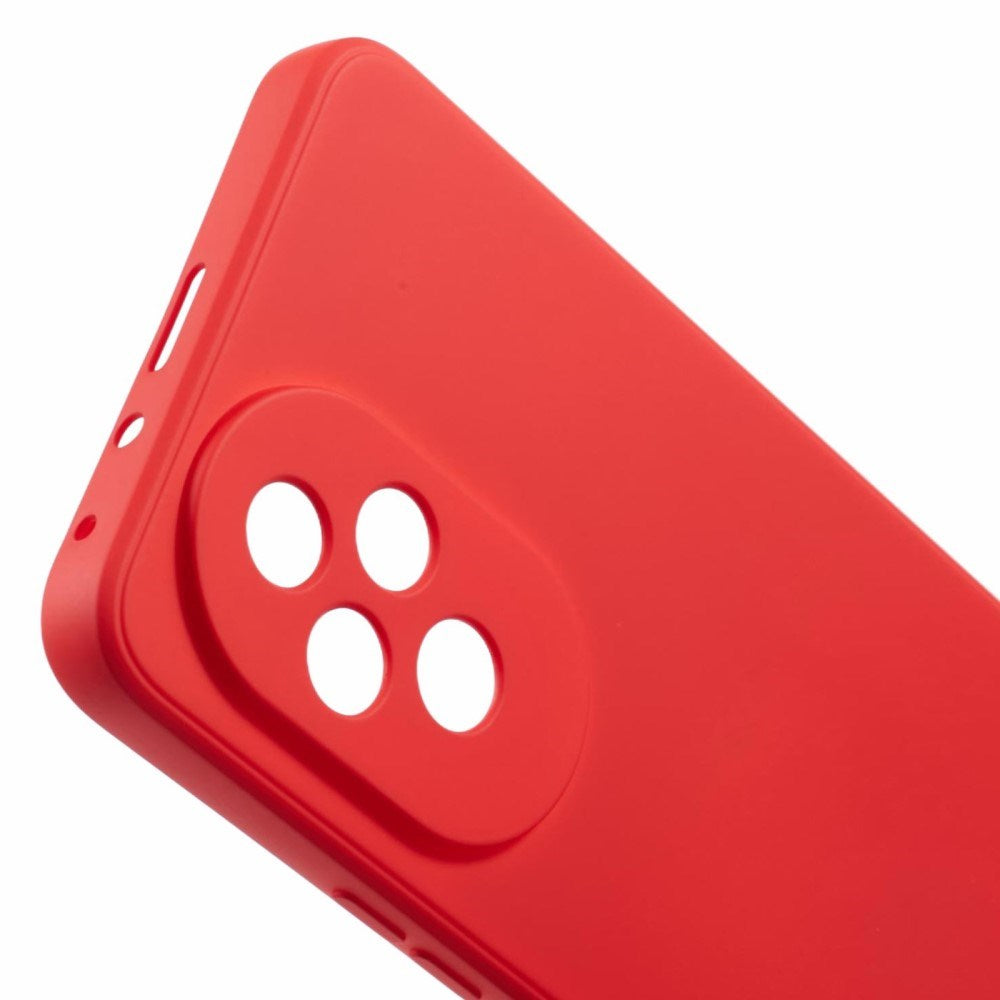 EIDERWOOD Honor 200 5G Cover – Fleksibelt Plast med Fiberforing og Perfekt Kameraudskæring - Rød