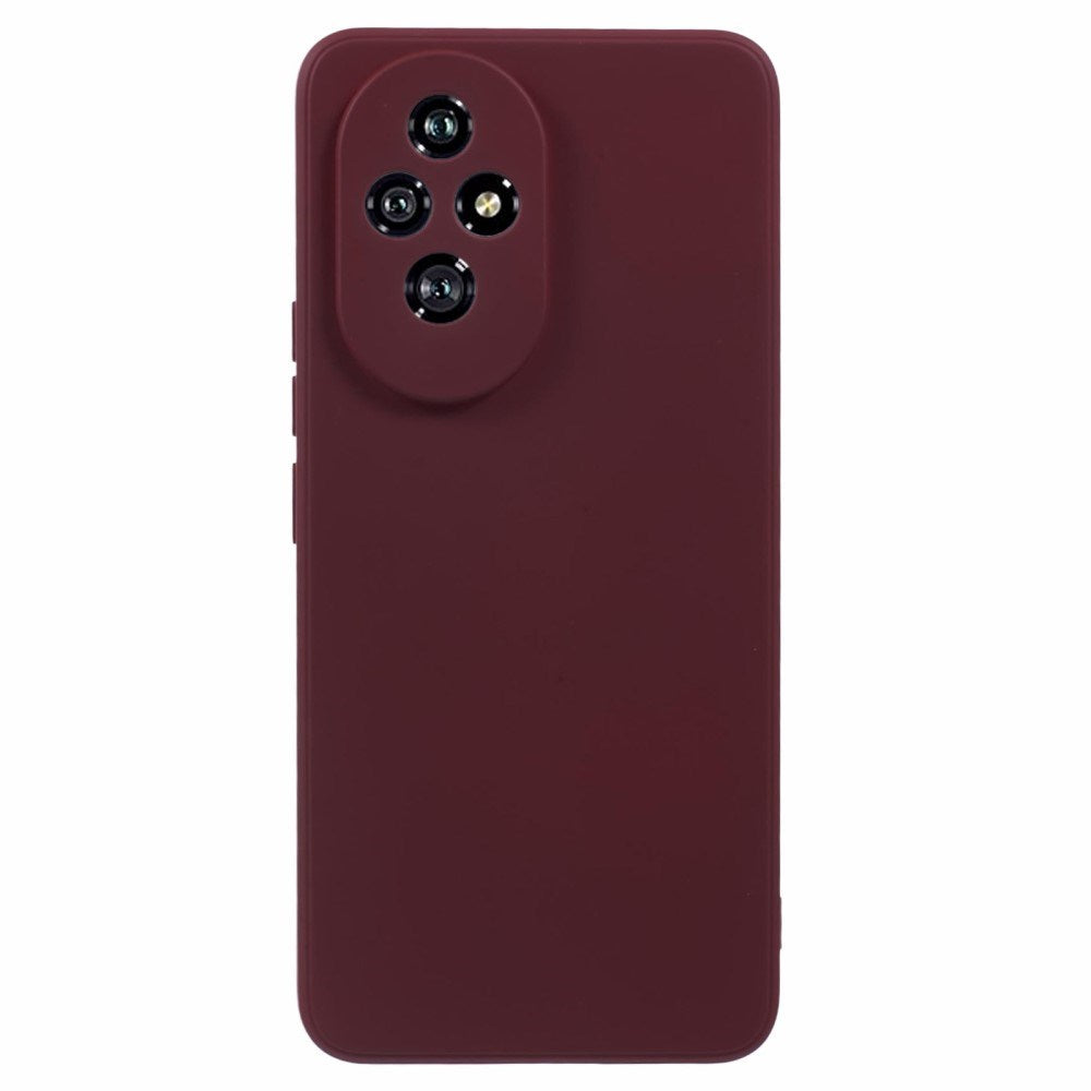 EIDERWOOD Honor 200 5G Cover – Fleksibelt Plast med Fiberforing og Perfekt Kameraudskæring