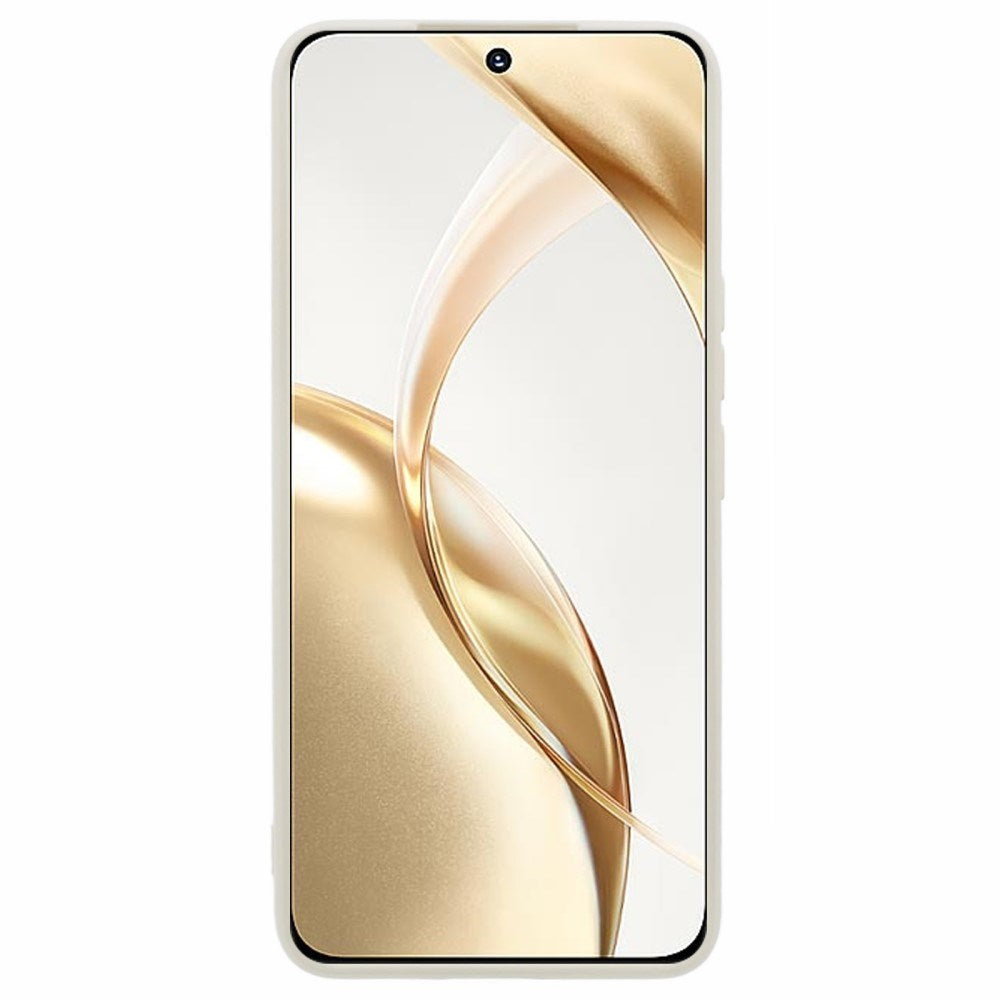 EIDERWOOD Honor 200 5G Cover – Fleksibelt Plast med Fiberforing og Perfekt Kameraudskæring - Hvid