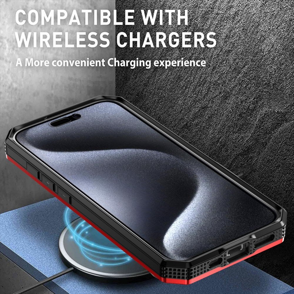 EIDERWOOD iPhone 16 Pro Håndværker Mobil Cover m. Magnetisk Kickstand - MagSafe Kompatibel - Lyslilla