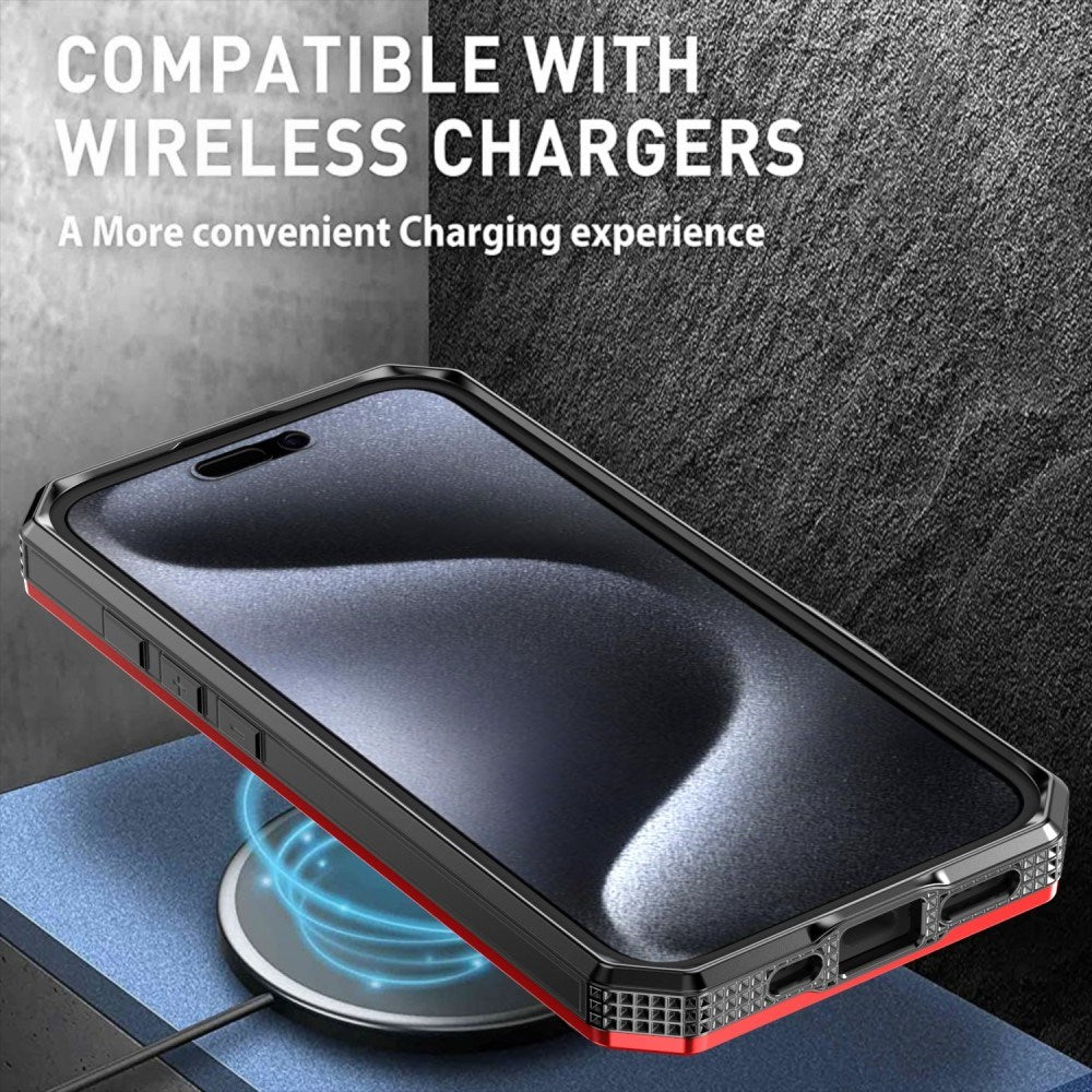 EIDERWOOD iPhone 16 Håndværker Mobil Cover m. Magnetisk Kickstand - MagSafe Kompatibel - Lyslilla