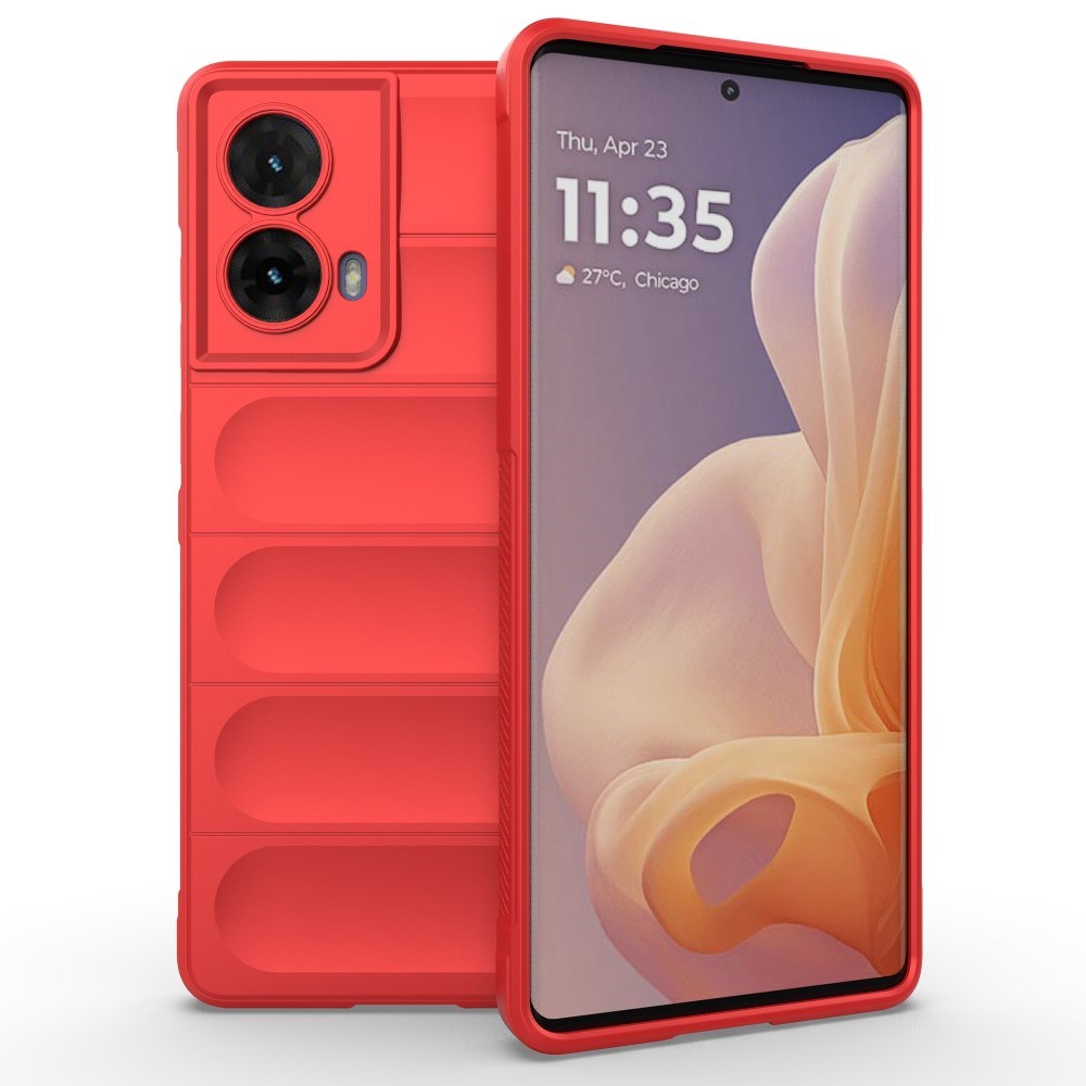 EIDERWOOD Motorola Moto G85 (5G) Fleksibelt Plastik Mobil Cover - Rød