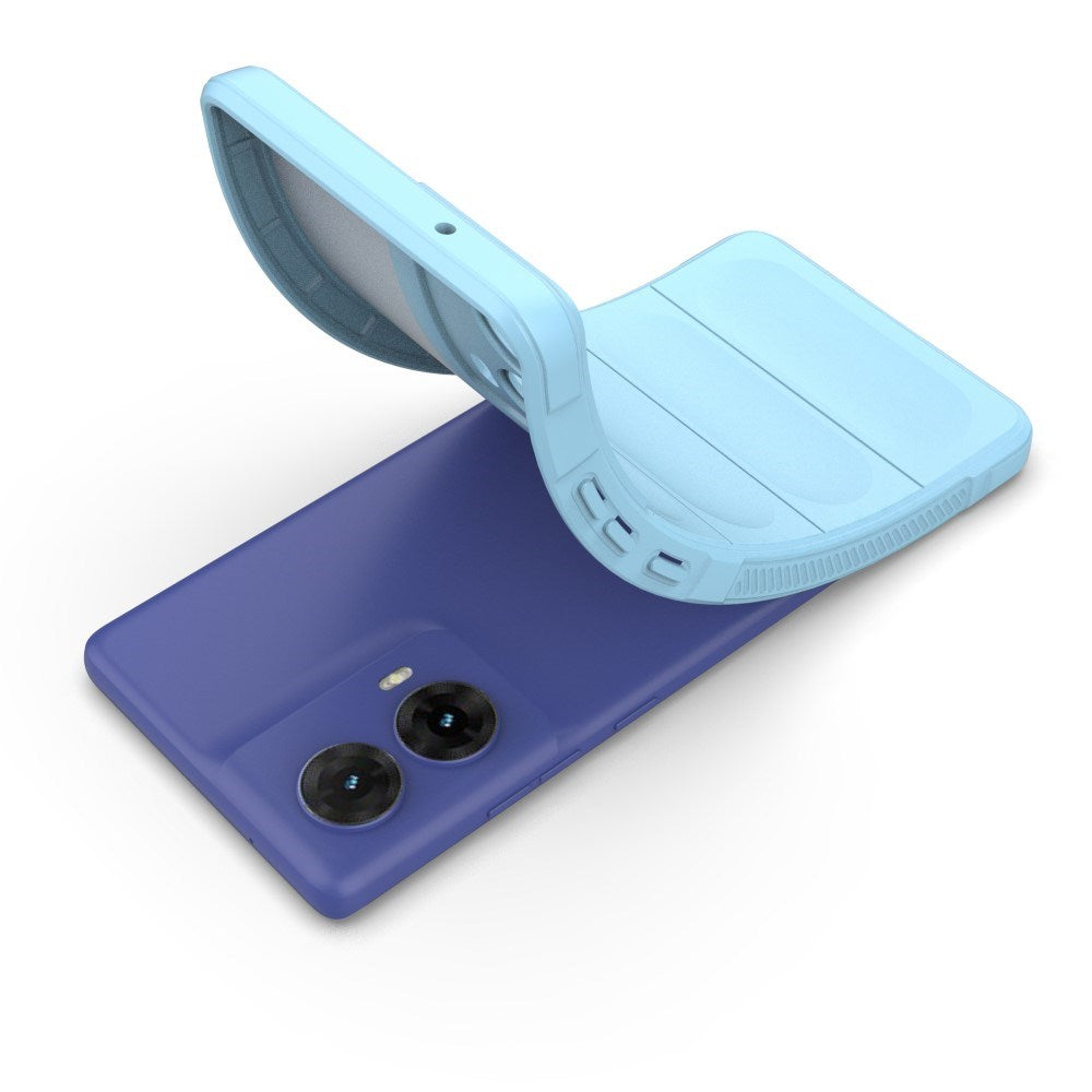 EIDERWOOD Motorola Moto G85 (5G) Fleksibelt Plastik Mobil Cover - Lyseblå