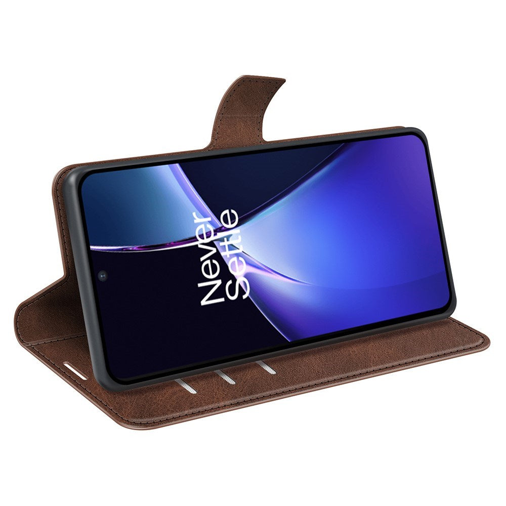 EIDERWOOD OnePlus Nord CE4 Lite (5G) Læder Mobil Cover m. Kortholder & Magnetisk Luk - Brun