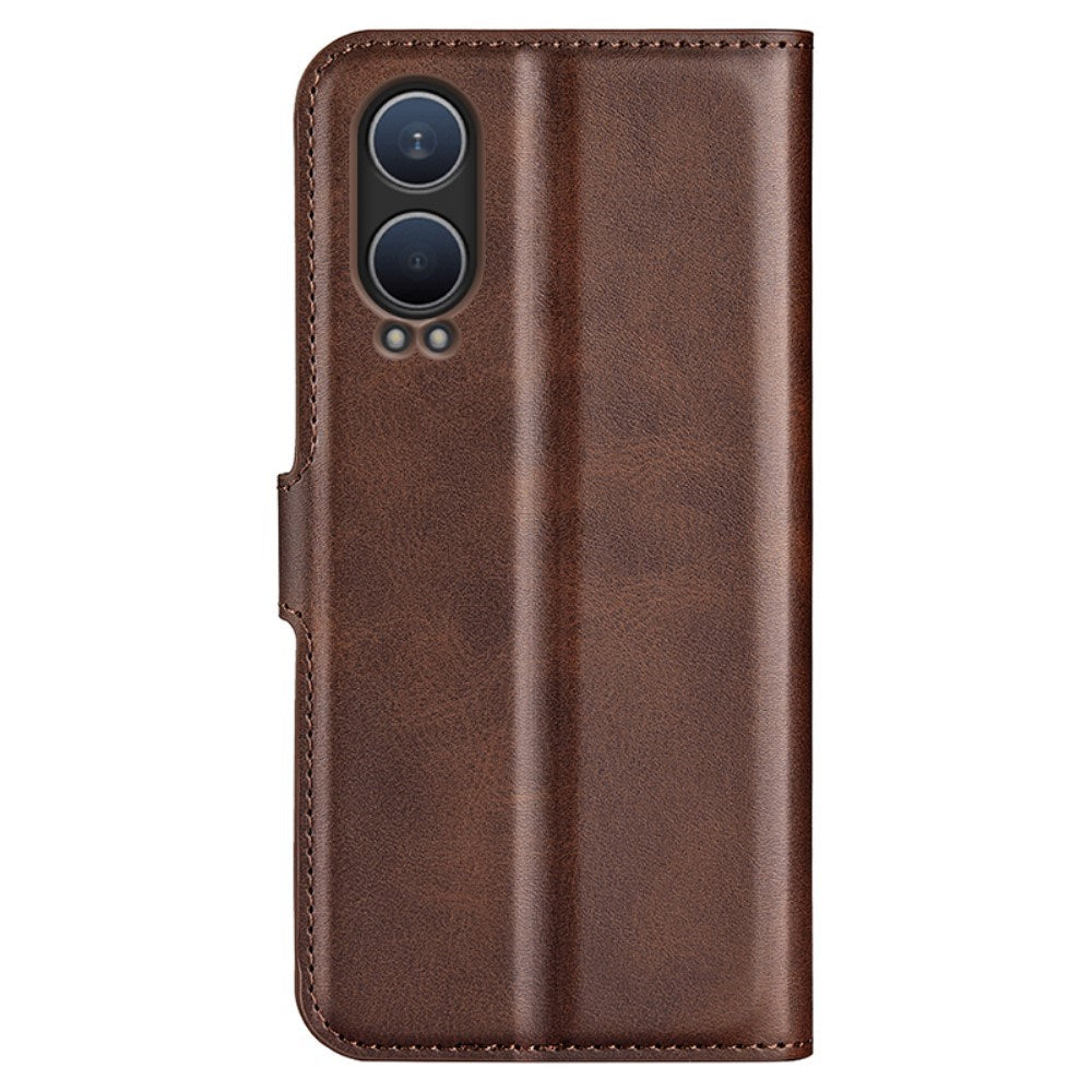 EIDERWOOD OnePlus Nord CE4 Lite (5G) Læder Mobil Cover m. Kortholder & Magnetisk Luk - Brun