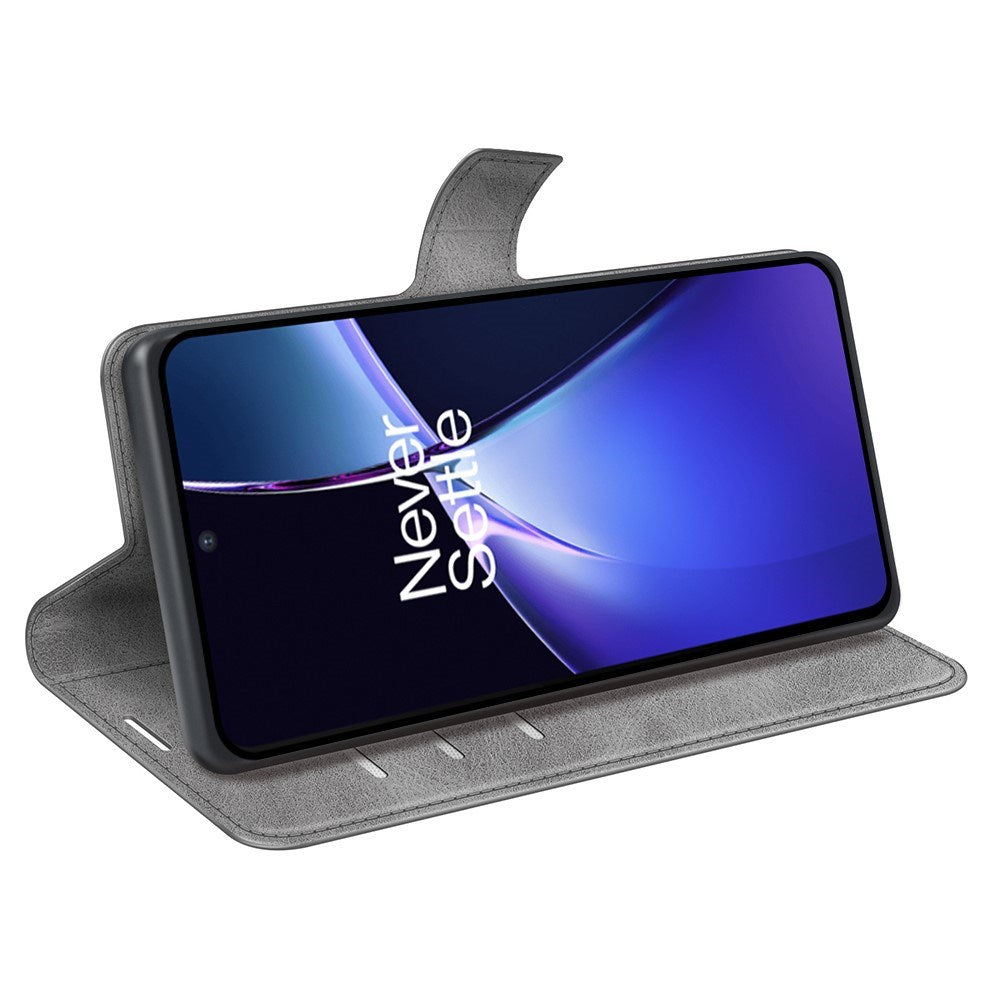 EIDERWOOD OnePlus Nord CE4 Lite (5G) Læder Mobil Cover m. Kortholder & Magnetisk Luk - Grå
