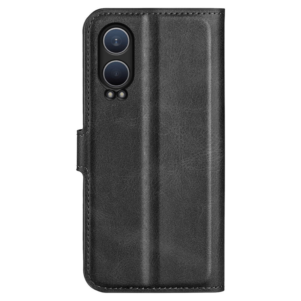 EIDERWOOD OnePlus Nord CE4 Lite (5G) Læder Mobil Cover m. Kortholder & Magnetisk Luk - Sort