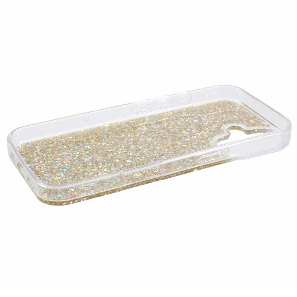 EIDERWOOD iPhone 16 Glitter Mobil Cover - Guld
