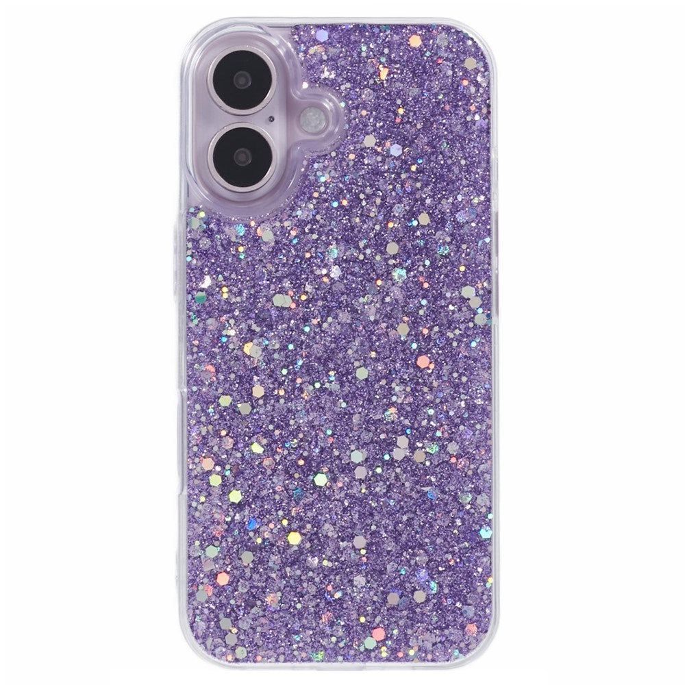 EIDERWOOD iPhone 16 Glitter Mobil Cover - Lilla