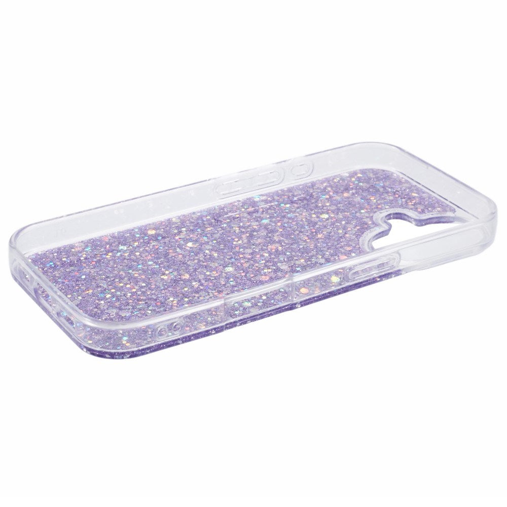 EIDERWOOD iPhone 16 Glitter Mobil Cover - Lilla