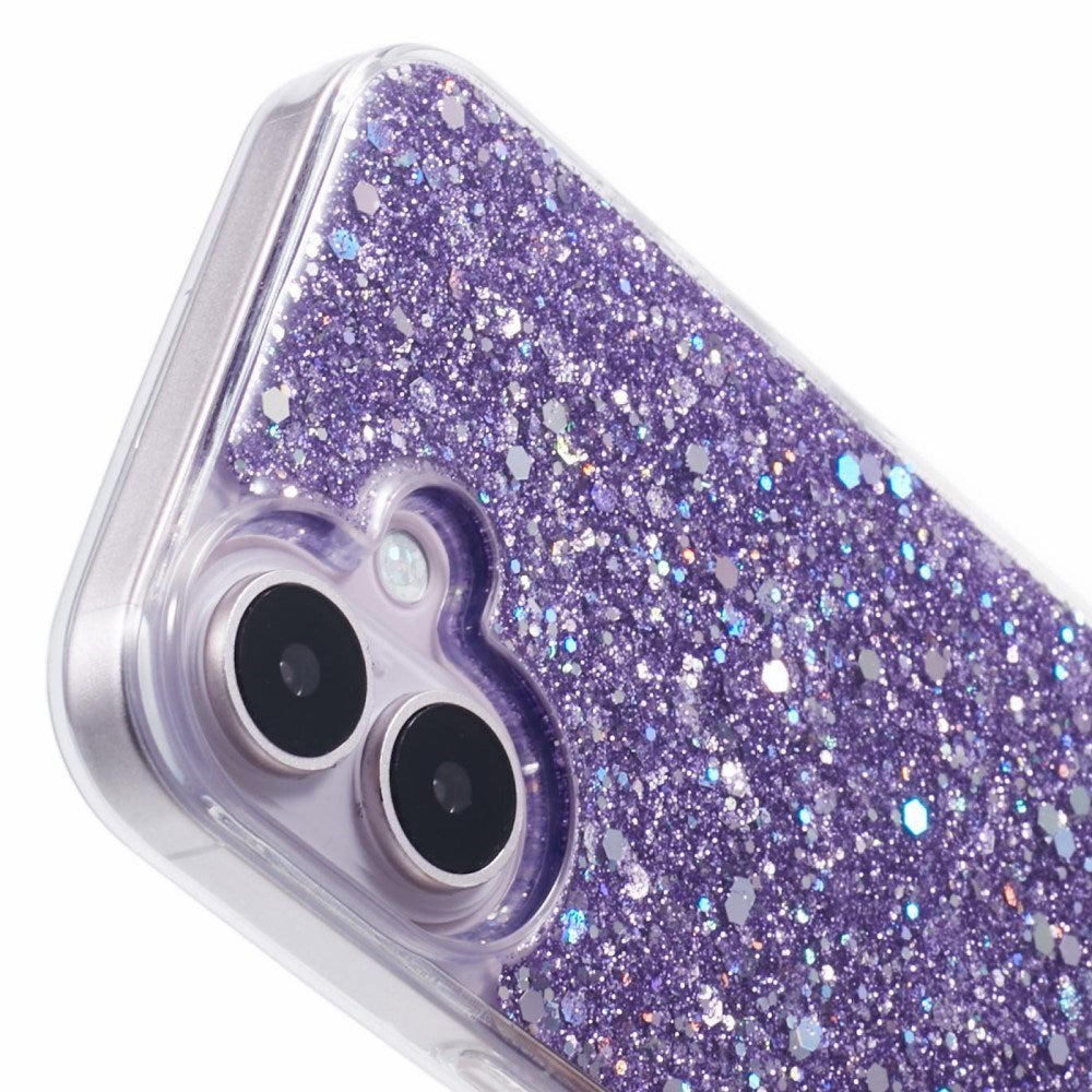 EIDERWOOD iPhone 16 Glitter Mobil Cover - Lilla
