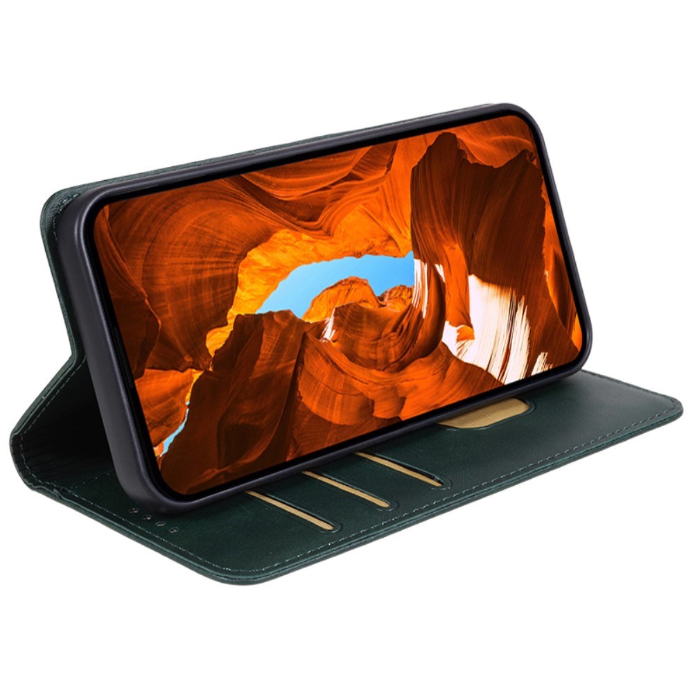 EIDERWOOD OnePlus Nord 4 Kunst Læder Mobil Cover m. Ståfunktion & Kortholder - Grøn