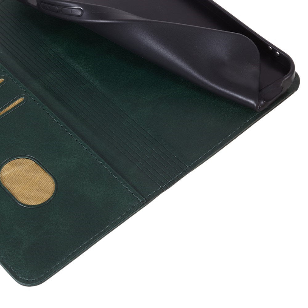EIDERWOOD OnePlus Nord 4 Kunst Læder Mobil Cover m. Ståfunktion & Kortholder - Grøn
