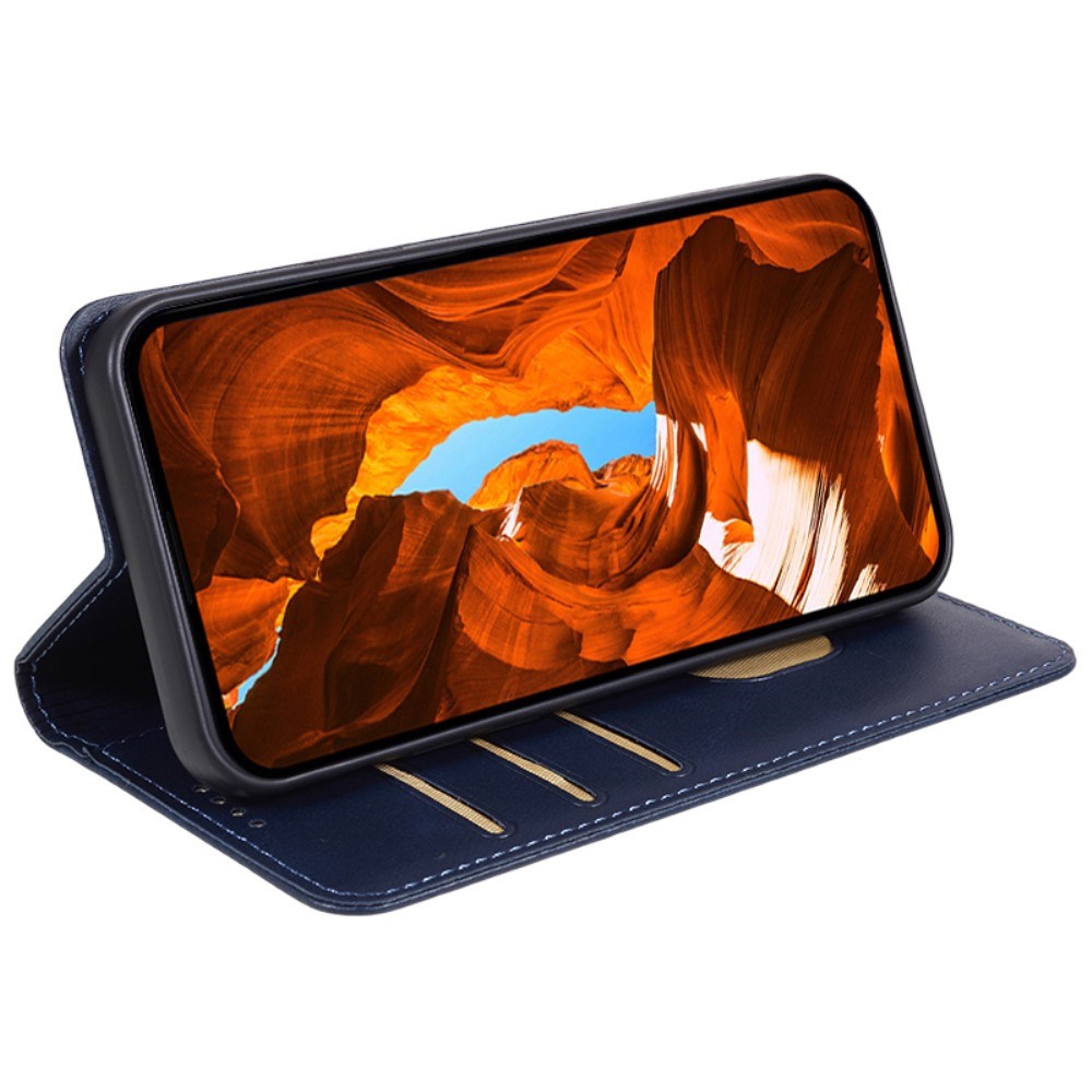 EIDERWOOD OnePlus Nord 4 Kunst Læder Mobil Cover m. Ståfunktion & Kortholder - Blå