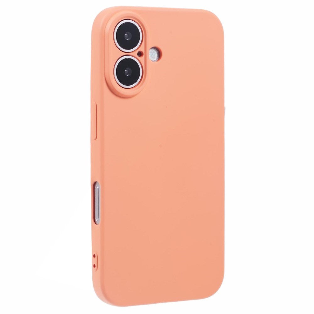 iPhone 16 EIDERWOOD Mat Fleksibel Plastik Mobil Cover - Orange