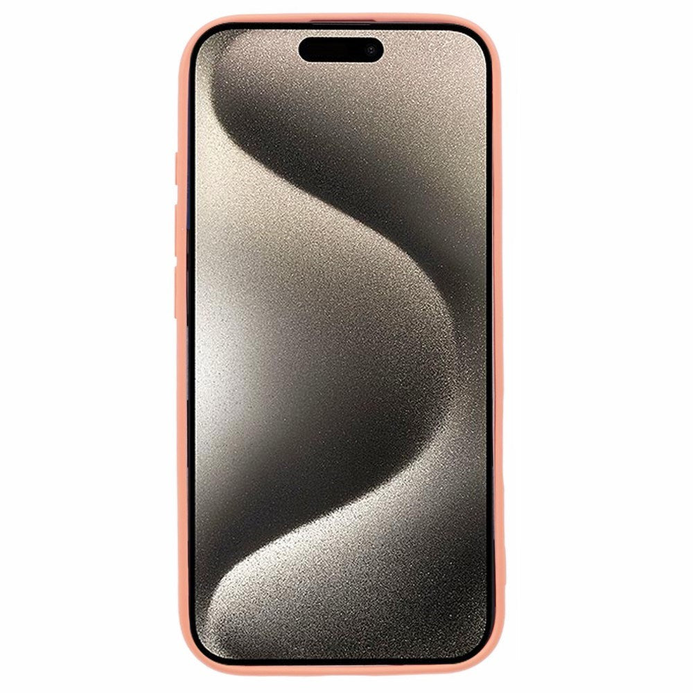 iPhone 16 EIDERWOOD Mat Fleksibel Plastik Mobil Cover - Orange