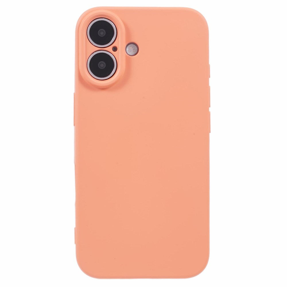 iPhone 16 EIDERWOOD Mat Fleksibel Plastik Mobil Cover - Orange