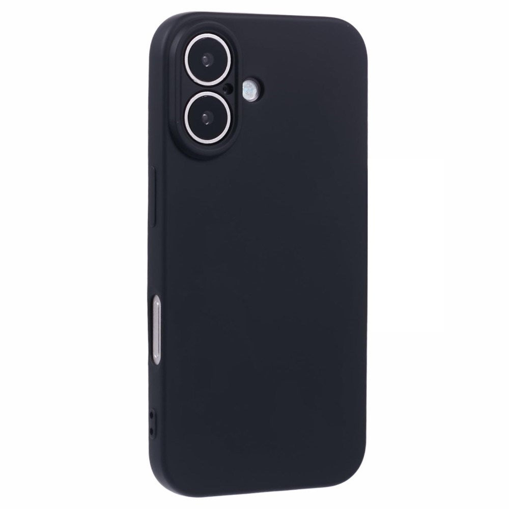 iPhone 16 EIDERWOOD Mat Fleksibel Plastik Mobil Cover - Sort