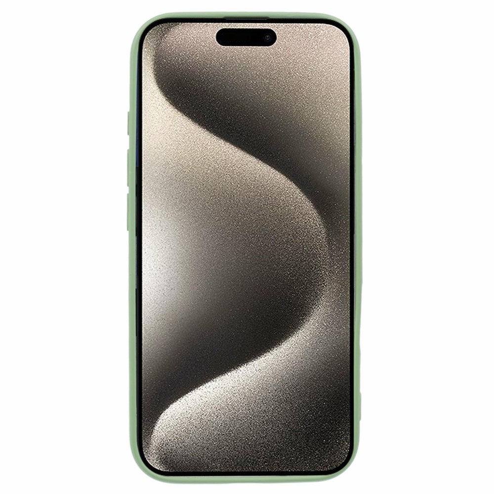 iPhone 16 EIDERWOOD Mat Fleksibel Plastik Mobil Cover - Lysegrøn