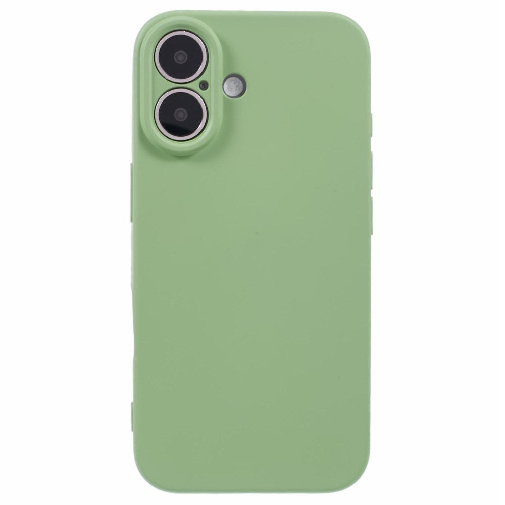 iPhone 16 EIDERWOOD Mat Fleksibel Plastik Mobil Cover - Lysegrøn