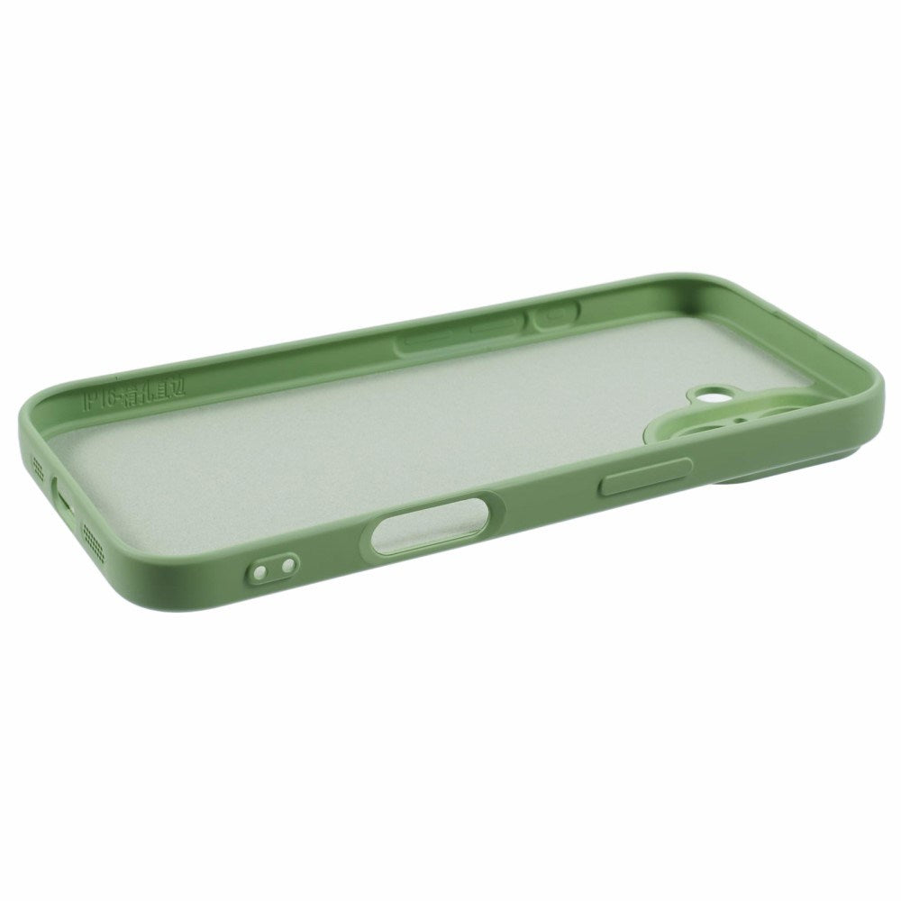 iPhone 16 EIDERWOOD Mat Fleksibel Plastik Mobil Cover - Lysegrøn
