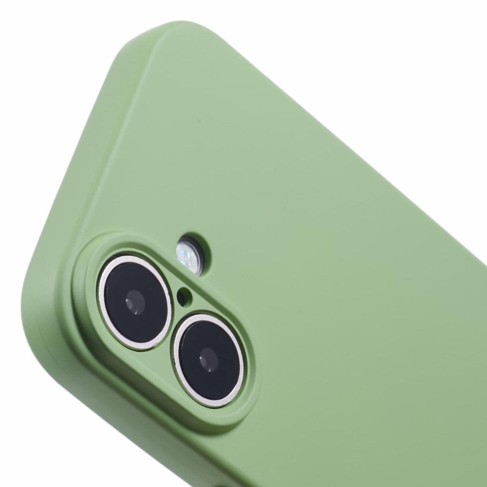 iPhone 16 EIDERWOOD Mat Fleksibel Plastik Mobil Cover - Lysegrøn