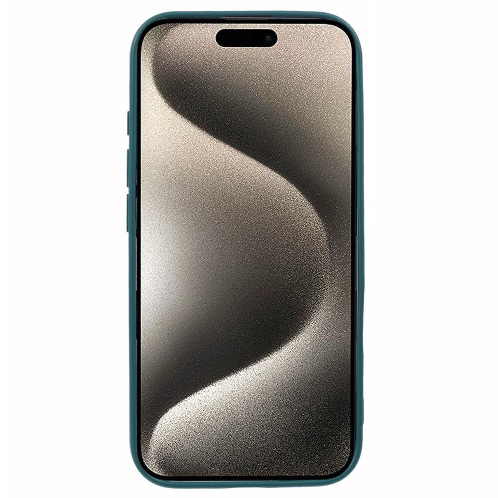 iPhone 16 EIDERWOOD Mat Fleksibel Plastik Mobil Cover - Mørkegrøn